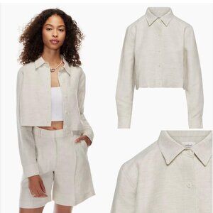 Aritzia Wilfred Proposal Linen Jacket